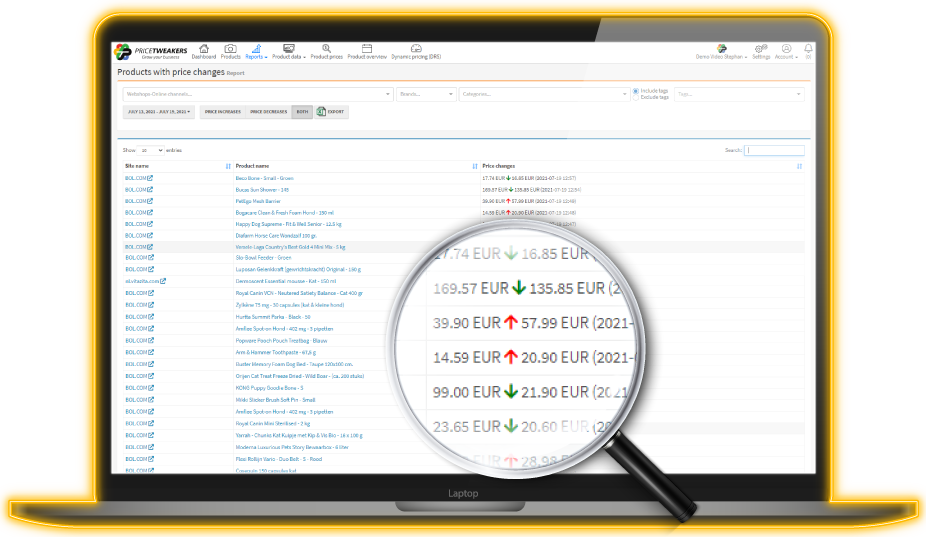 Price Monitoring Google